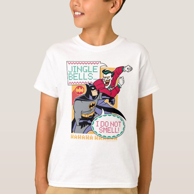 Camiseta Batman | Campanas de jingle, ¡No Huelo! (Anverso)