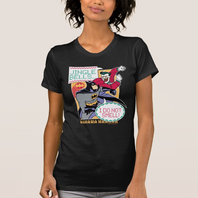 Camiseta Batman | Campanas de jingle, ¡No Huelo! (Anverso)