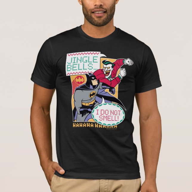 Camiseta Batman | Campanas de jingle, ¡No Huelo! (Anverso)