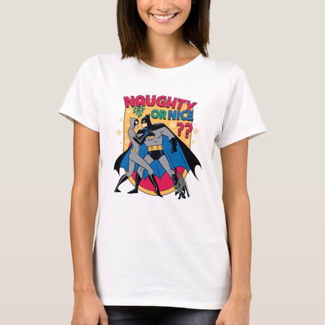 Camiseta Batman | Capataz De Mistletoe Naughe O Niza (Anverso)