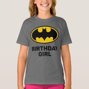 Camiseta Batman   Chica de cumpleaños