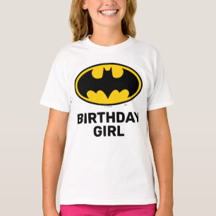 Camiseta Batman   Chica de cumpleaños