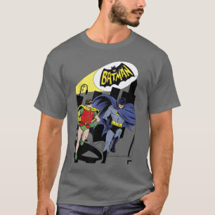 Camiseta Batman Clásico Antiguo Batman Robin Comic Spotligh