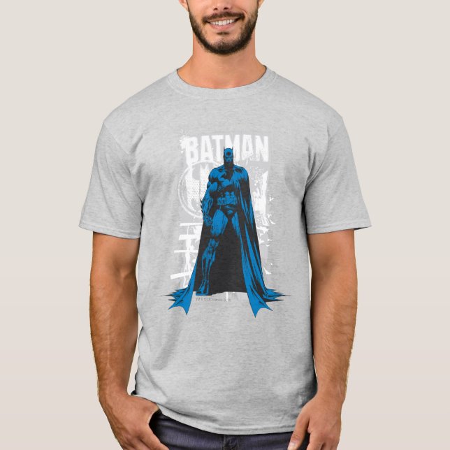 Camiseta Batman Comic - Vista completa vintage (Anverso)