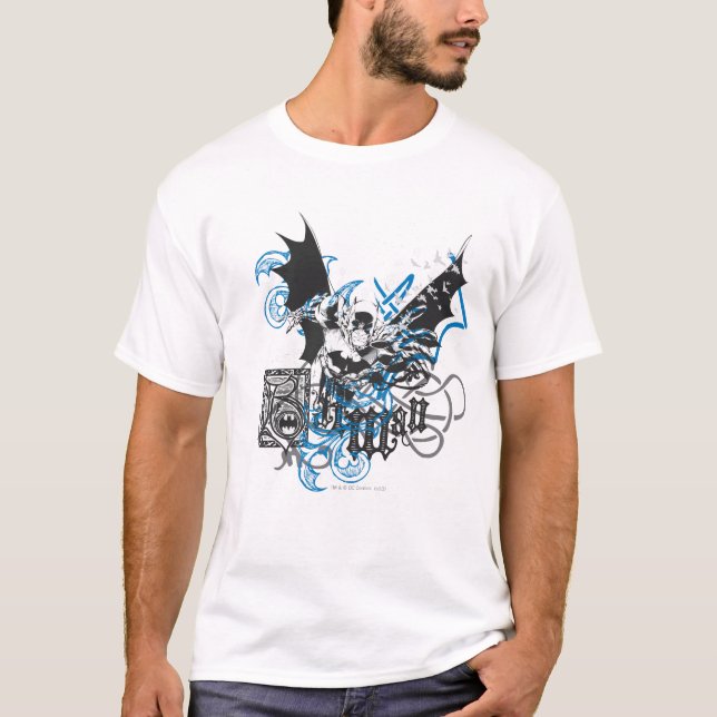 Camiseta Batman con colección Knotwork (Anverso)