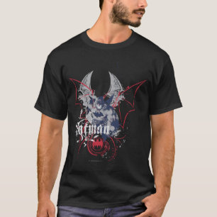 Camiseta Batman con gris y rojo