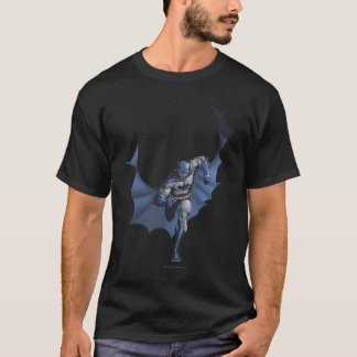 Camiseta Batman corre con una capa voladora