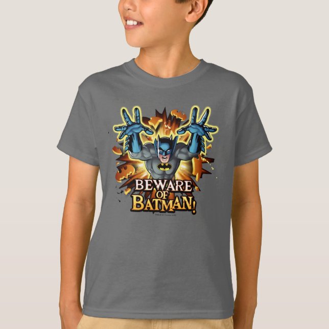 Camiseta Batman | Cuidado con Batman (Anverso)