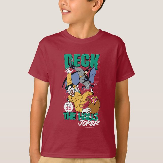 Camiseta Batman | Deck The Joker (Anverso)