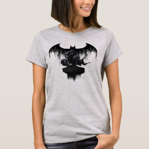 Camiseta Batman encaramado en un pilar