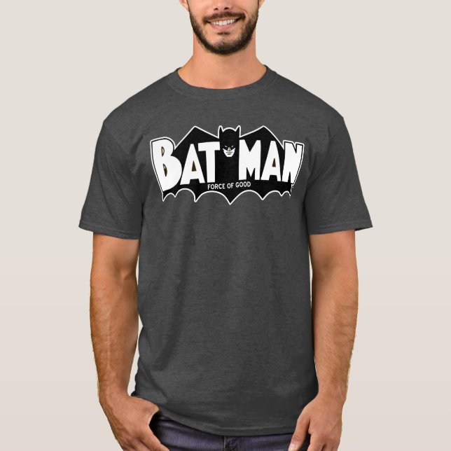 Camiseta Batman | Fuerza del logotipo de Good 60s (Anverso)