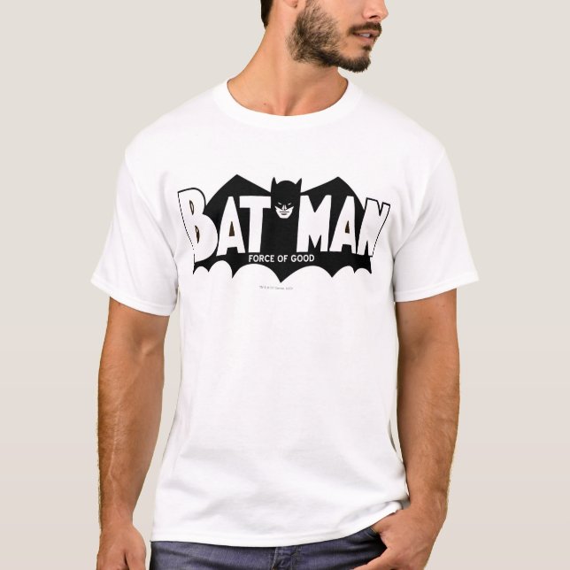 Camiseta Batman | Fuerza del logotipo de Good 60s (Anverso)