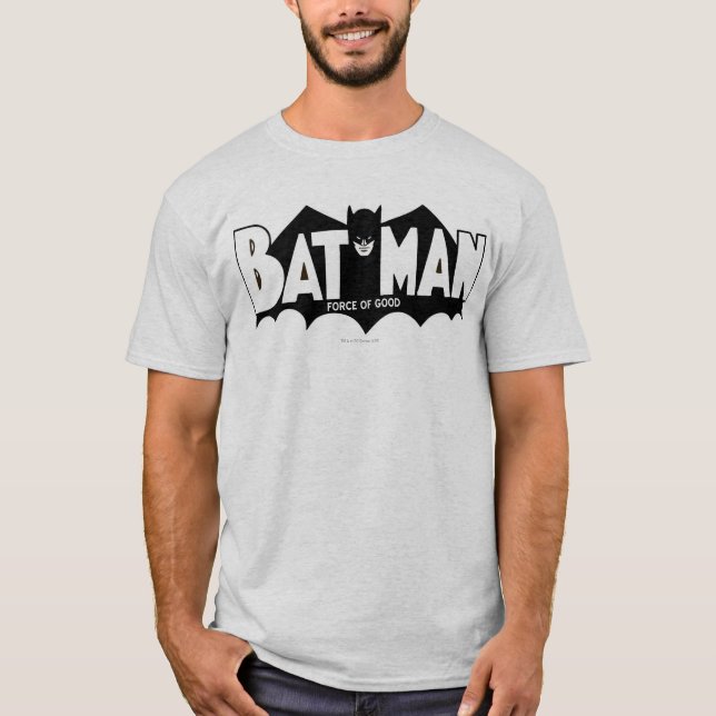 Camiseta Batman | Fuerza del logotipo de Good 60s (Anverso)
