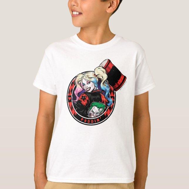 Camiseta Batman | Harley Quinn Winking Con Mallet (Anverso)