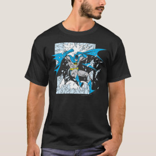 Camiseta Batman irrumpe a través del vidrio