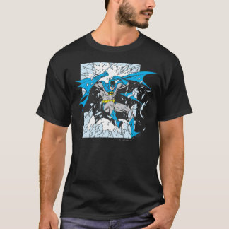 Camiseta Batman irrumpe a través del vidrio