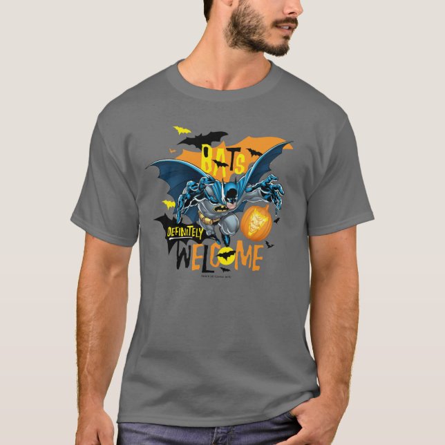 Camiseta Batman | Logo inspirado en Halloween (Anverso)