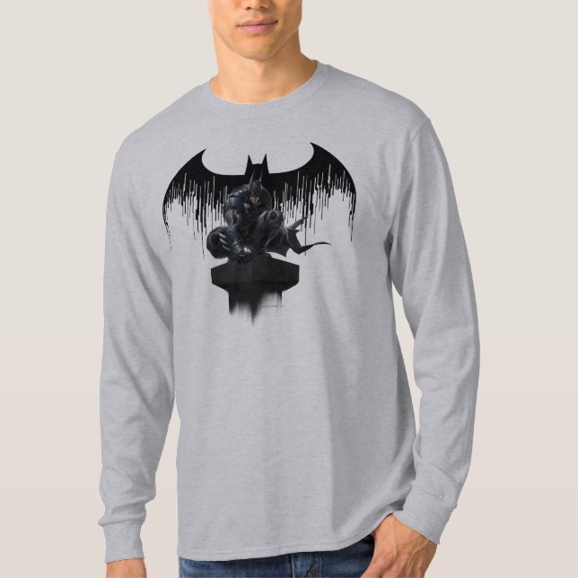 Camiseta Batman Perched on a Pillar (Anverso)