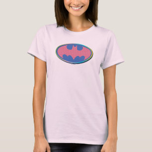 Camiseta Batman Pink Polka Dot Logo