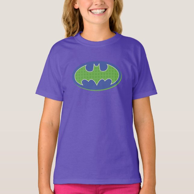 Camiseta Batman | Purple & Green Symbol (Anverso)