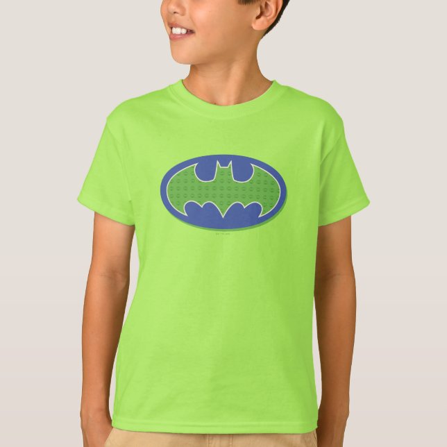Camiseta Batman | Purple & Green Symbol (Anverso)