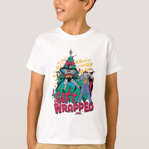 Camiseta Batman   Regalo Batman y Robin envuelto en árbol X