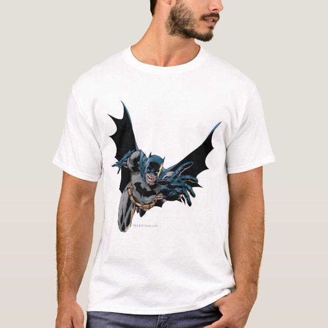 Camiseta Batman saltando hacia adelante, Yell (Anverso)
