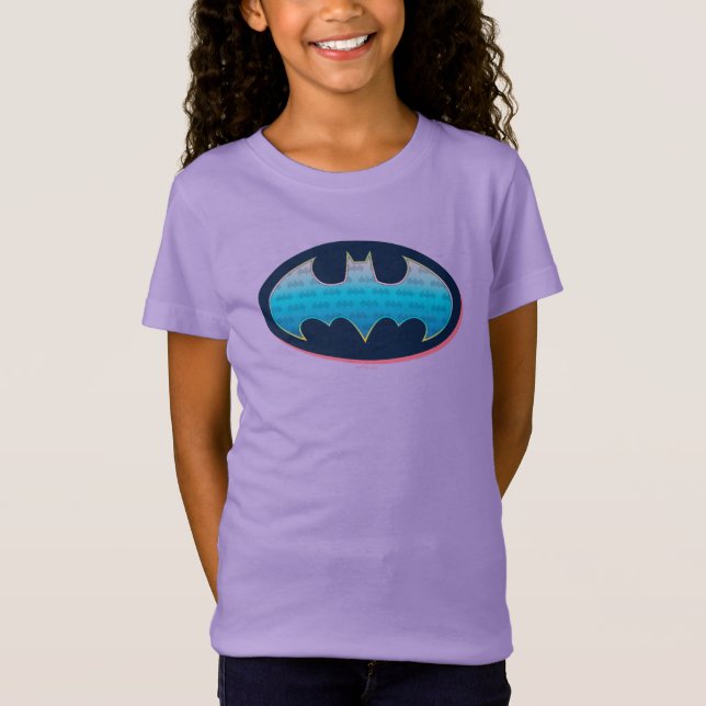Camiseta Batman | Símbolo rosa y azul (Anverso)