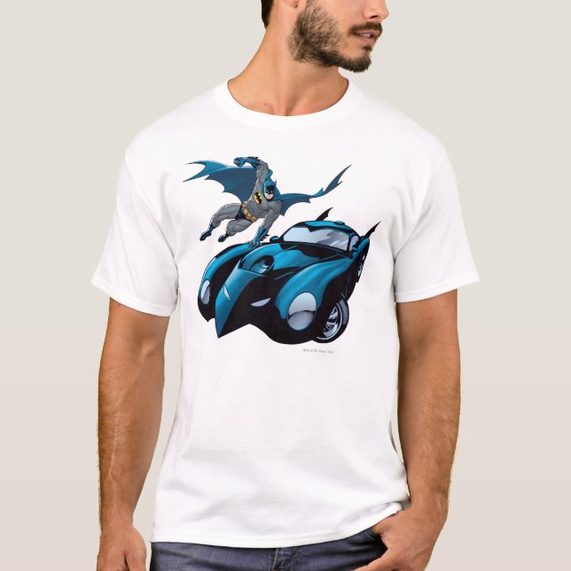 Camiseta Batman swings over (Anverso)
