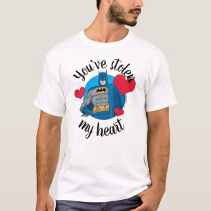 Camiseta Batman Valentine Me has robado el corazón