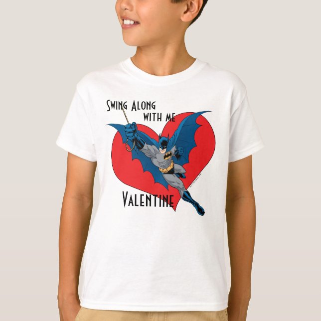 Camiseta Batman Valentine | Swing Along With Me (Anverso)