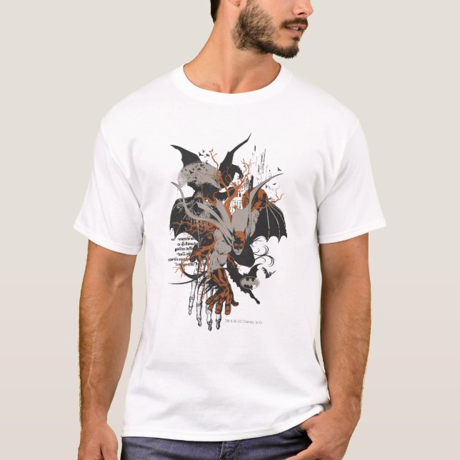 Camiseta Batman y el árbol (Anverso)