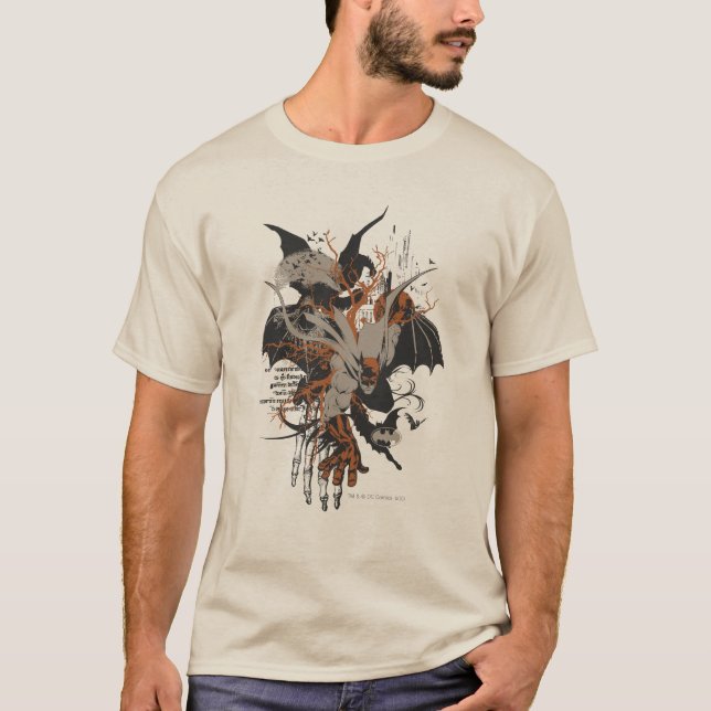 Camiseta Batman y el árbol (Anverso)