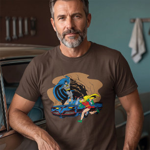 Camiseta Batman Y Robin En Batcave