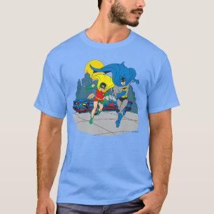 Camiseta Batman y Robin Medianoche Gotham Retro Vintage Com