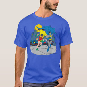Camiseta Batman y Robin Medianoche Gotham Retro Vintage Com