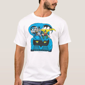 Camiseta Batman y Robin Ride Batmobile