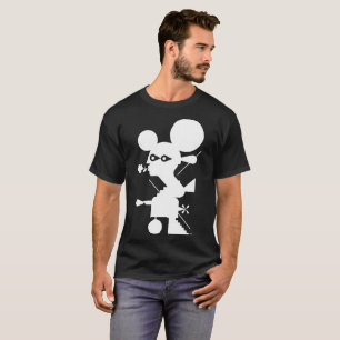 Camiseta Batmouse1 Blanco - Awahab Artista Oficial Merch