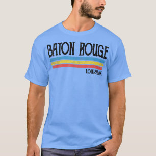 Camiseta Baton de época Rouge Louisiana La Love Gift Souven
