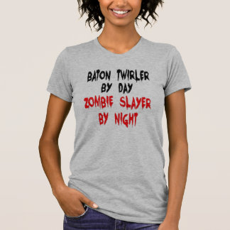 Camiseta Baton Twirler Chiste Zombie