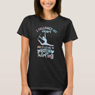 Camiseta Baton Twirler Majorette Twirling Chica Dance Baton