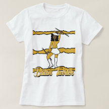 Baton Twirler T-Shirt / Gold