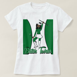 Camiseta Baton Twirler / Verde