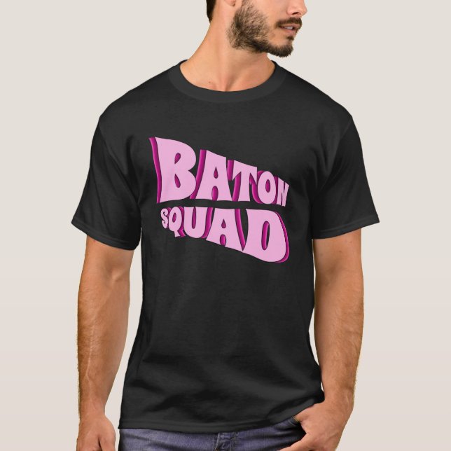 Camiseta Baton Twirling Squad Majorette  1 (Anverso)