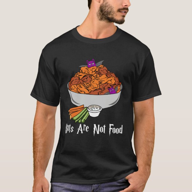 Camiseta Bats Are Not Food Kids Halloween Pandemic Awarenes (Anverso)