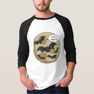 Camiseta Bats Having Party on Full Moon