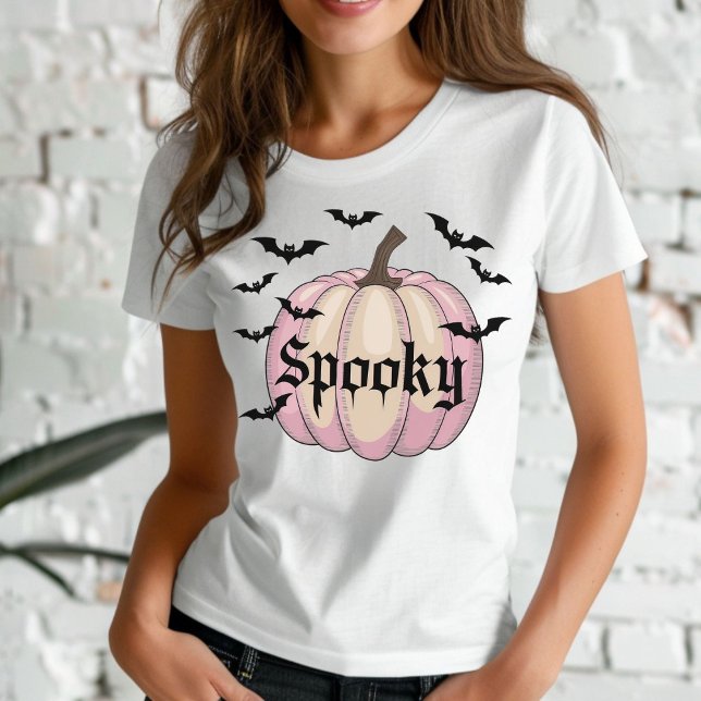 Camiseta Bats Pumpkin Halloween T Shirel Pastel (Subido por el creador)