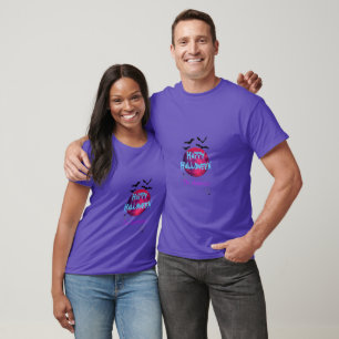 Camiseta Bats Purple Pink Colorful Mateo Feliz Halloween