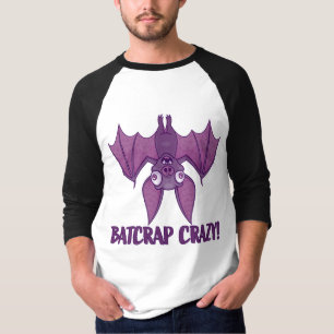 Camiseta Batshit Crazy Wacky Personalizado Bat