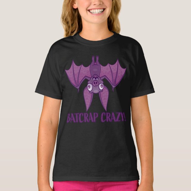 Camiseta Batshit Crazy Wacky Personalizado Bat (Anverso)